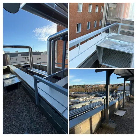 Mejora del sistema de ventilación en cubierta técnica